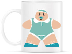 printfashion Baby baba - Bögre - Fehér (17047775)