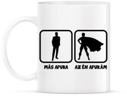 printfashion Más apuka vs Az én apukám - Bögre - Fehér (17465051)