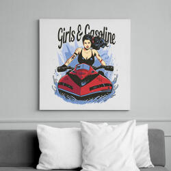 printfashion Jetskis csaj - Vászonkép - Fehér (17156471)