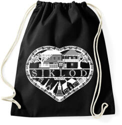 printfashion siklód sziv - Sportzsák, Tornazsák - Fekete (16894607)