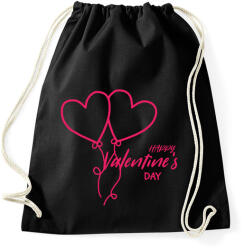 printfashion Valentin nap - Sportzsák, Tornazsák - Fekete (17220959)