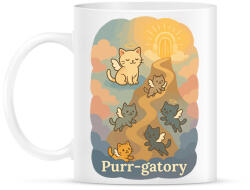printfashion Purr-gatory - Bögre - Fehér (17435811)