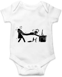 printfashion Csak még egy kört - Baba Body - Fehér (17034770)