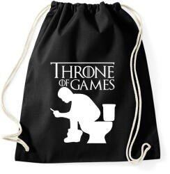 printfashion Throne of games feher - Sportzsák, Tornazsák - Fekete (17475689)