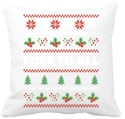printfashion Karácsonyi csúnya pulcsi - Párnahuzat, Díszpárnahuzat - Fehér (16994823)