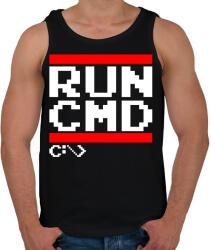 printfashion RUN CMD - Férfi atléta - Fekete (17481415)