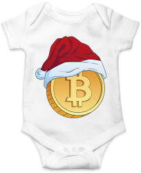 printfashion Karácsonyi bitcoin - Baba Body - Fehér (16986743)