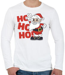 printfashion Menő télapó - Férfi hosszú ujjú póló - Fehér (17013441)