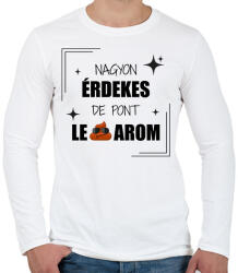 printfashion Nagyon érdekes - Férfi hosszú ujjú póló - Fehér (17317584)