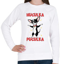 printfashion Huculka Puculka - Női pulóver - Fehér (17360828)