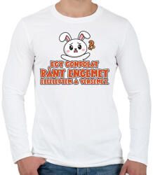 printfashion Egy gondolat bánt engemet - Férfi hosszú ujjú póló - Fehér (17396282)