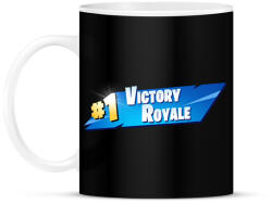 printfashion Fortnite win - Bögre - Fekete (17379254)