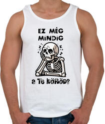 printfashion Ez még mindig a te köröd? - Férfi atléta - Fehér (16881884)