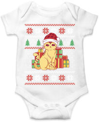 printfashion Cicás csúnya pulcsi - Baba Body - Fehér (16986742)