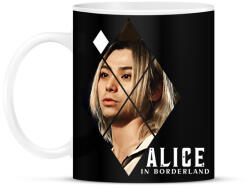 printfashion Alice in borderland shuntaro fehér - Bögre - Fekete (17241553)
