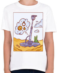 printfashion Fém detektor - Gyerek póló - Fehér (17168592)