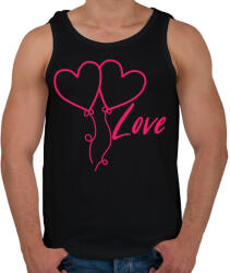 printfashion Love - Férfi atléta - Fekete (17221285)