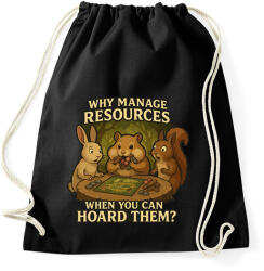 printfashion Everdell - Sportzsák, Tornazsák - Fekete (17445417)