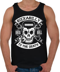 printfashion Rockabilly - Férfi atléta - Fekete (16928652)