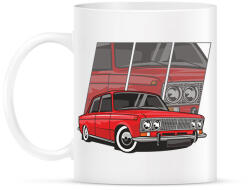 printfashion Lada - Bögre - Fehér (17370605)
