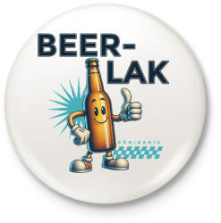 printfashion Söribarik - Kitűző, hűtőmágnes - Fehér (17284244)