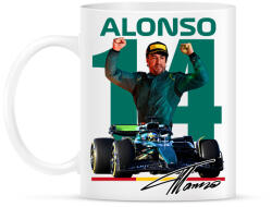 printfashion Fernando-Alonso - Bögre - Fehér (17310828)