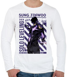 printfashion Solo Leveling Arise - Férfi hosszú ujjú póló - Fehér (17413628)