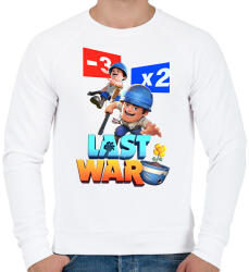 printfashion last war survival - Férfi pulóver - Fehér (17336041)
