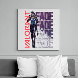 printfashion Valorant Fade - Vászonkép - Fehér (17331048)