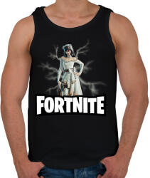 printfashion Fortnite The Widow - Férfi atléta - Fekete (17448443)