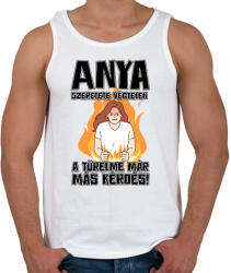 printfashion Anya szeretete végtelen - Férfi atléta - Fehér (17318458)