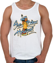 printfashion Szia bátyus - Férfi atléta - Fehér (17434502)