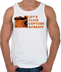 printfashion Fotózás - Férfi atléta - Fehér (17092586)