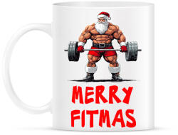 printfashion Merry Fitmas - Bögre - Fehér (16934163)