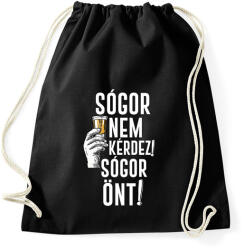 printfashion Sógor nem kérdez sógor önt - Sportzsák, Tornazsák - Fekete (16930986)
