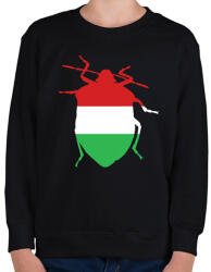 printfashion Magyar poloska - Gyerek pulóver - Fekete (17374003)