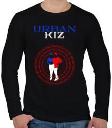 printfashion UrbanKiz táncos S0201-forBlack - Férfi hosszú ujjú póló - Fekete (16925184)