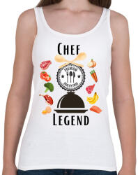 printfashion Chef Legend - Női atléta - Fehér (17245283)