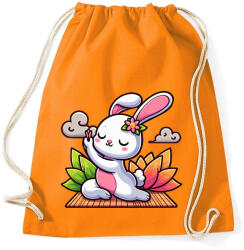 printfashion Nyuszi jóga - Sportzsák, Tornazsák - Narancssárga (16972569)