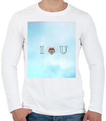 printfashion I waw u - Férfi hosszú ujjú póló - Fehér (17322138)