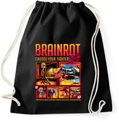 printfashion Brainrot Italy Choose your fighter - Sportzsák, Tornazsák - Fekete (17434177)