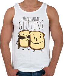 printfashion Glutén díler - Férfi atléta - Fehér (17074137)