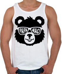 printfashion papa maci - Férfi atléta - Fehér (17462392)