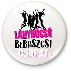 printfashion Lánybúcsú bebaszcsi csapat - Kitűző, hűtőmágnes - Fehér (17469694)