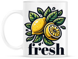 printfashion Friss citrom - Bögre - Fehér (17134764)