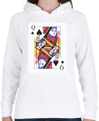 printfashion Dáma pikk - Női kapucnis pulóver - Fehér (17164960)