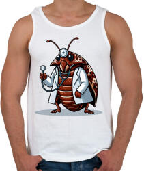 printfashion Orvos - Férfi atléta - Fehér (17345896)