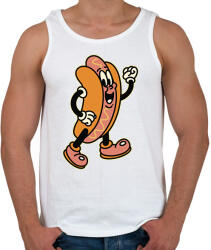 printfashion Hot dog - Férfi atléta - Fehér (17143888)