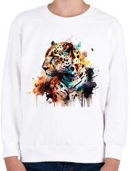 printfashion Jaguár - Gyerek pulóver - Fehér (16918127)