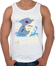 printfashion Badass cápa - Férfi atléta - Fehér (17047938)